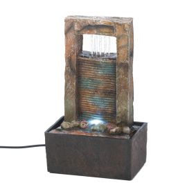 Serene Cascading Water Tabletop Fountain for Relaxation and Home Decor