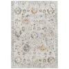 Persian Blooms Silver Indoor Area Rug, 5' x 7'