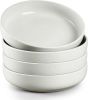 HaWare Pasta Bowls Set of 4, 33oz Large Salad Bowls for Home Kitchen, Ceramic Serving Plates for Soup, Cereal