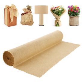 VEVOR Burlap Fabric Roll, 40' x 75 ft & 50 x 50 High Density Wide Natural Burlap Fabric Rolls, Jute Fabric Burlap Tree Wrap Roll, for Decor, Crafts