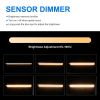 SEARMOR LED Touch Activated Under Cabinet Lighting, Dimmable Under Counter Light Bar Plug-in, USB Powered, 5W 3000K-6000K, Led Light Bar for Kitchen