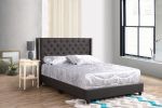 Glory Furniture Julie G1906-QB-UP Queen Upholstered Bed , BLACK