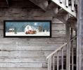 Trendy Decor 4U "Winter on The Farm" Framed Wall Art, Modern Home Decor Framed Print for Living Room