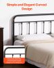 VEVOR Metal Headboard, Queen Size Headboard with Adjustable Height, Metal Headboard for Queen Size Bed, W59.65 x H40.55 x D1.5 inches