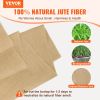 VEVOR Burlap Fabric Roll, 40' x 75 ft & 50 x 50 High Density Wide Natural Burlap Fabric Rolls, Jute Fabric Burlap Tree Wrap Roll, for Decor, Crafts