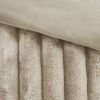 Ultrasoft Faux Fur Ribbed Comforter Set Full/Queen