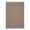 LOOM & LUXE Collection 5X7 Mocha /Geometric Indoor/Outdoor Area Rug