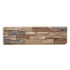 VEVOR Faux Stacked Stone Panel, 45.6 x 12.8 in Artificial Stone Wall Panels, High-Density PU Stones Siding Panel, Easy to Cut