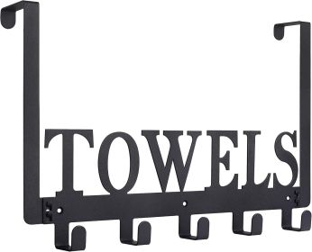 Over The Door Hooks, Towel Holder for Bathroom