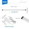 SEARMOR LED Touch Activated Under Cabinet Lighting, Dimmable Under Counter Light Bar Plug-in, USB Powered, 5W 3000K-6000K, Led Light Bar for Kitchen