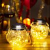 Solar Lantern Crackle Glass Ball