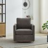 30.7"W Square Upholstered Swivel Accent Chair and Comfy Accent Single Sofa Chair, 360 Degree Club Chair