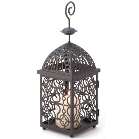 Moroccan Birdcage Candle Lantern - Exotic Boho Decor for Home or Outdoor Patio