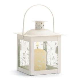 Mini White Lantern - Decorative Candle Holder for Home Decor and Events