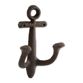 Rustic Anchor Wall Hook for Nautical Decor and Organization