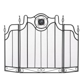 Elegant Tuscan-Style Fireplace Screen for Home Decor